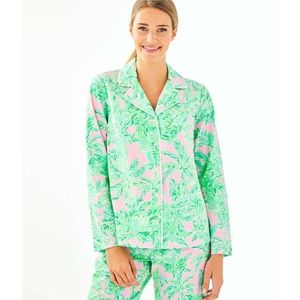 Lilly Pulitzer Mandevilla Pink Sand Pajama Set